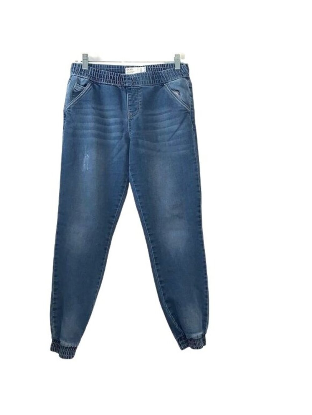 Womens Sporty Elastic Waist Denim Jogger Pants Size 6 By Cotton On